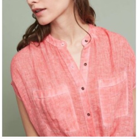 Anthropologie holding horses linen tunic S - Picture 3 of 7